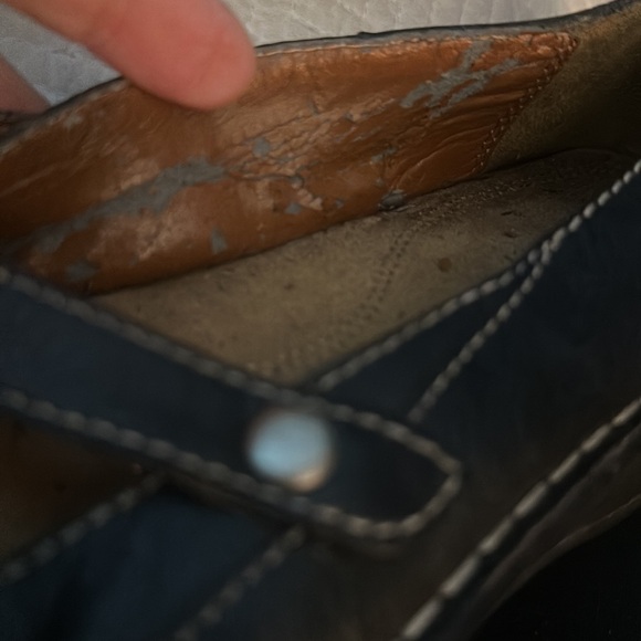 Naturalizer black leather Mary Janes nice outer condition please see photos 9M - Picture 10 of 11